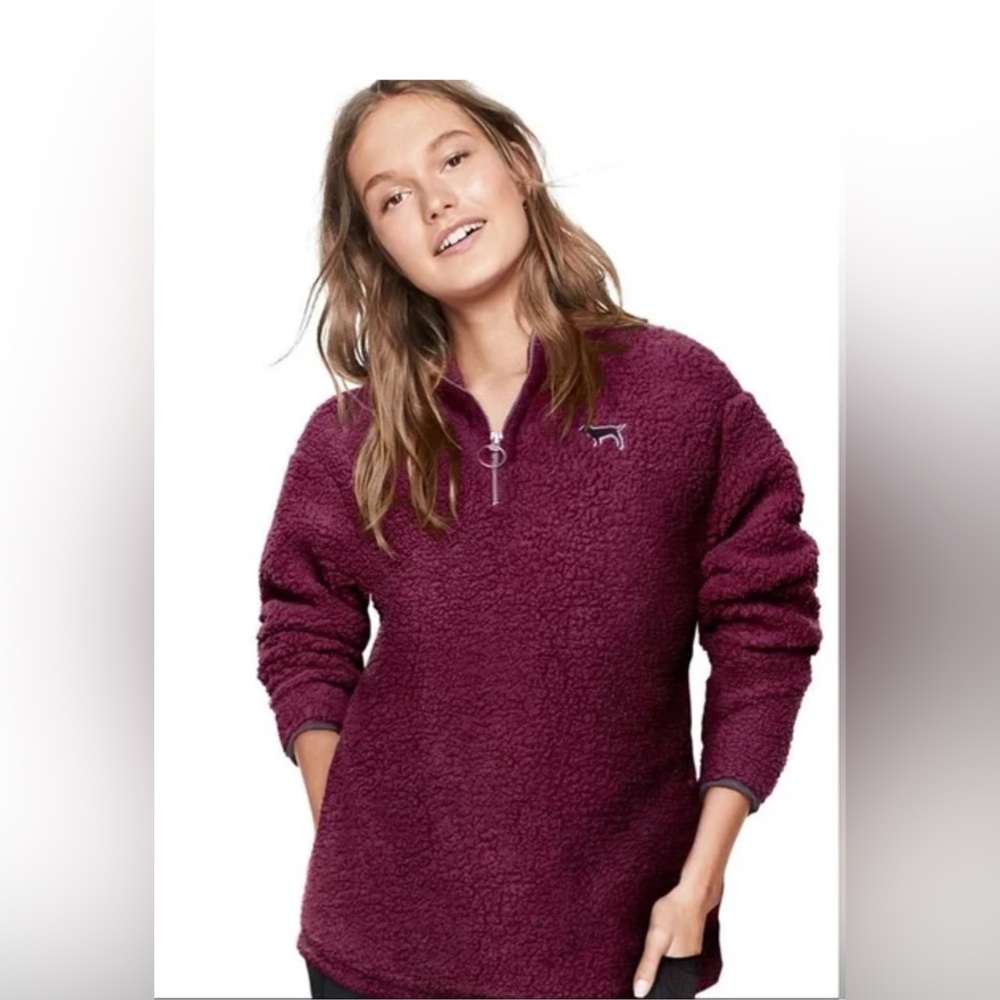 Victoria's Secret Plum Teddy Jacket